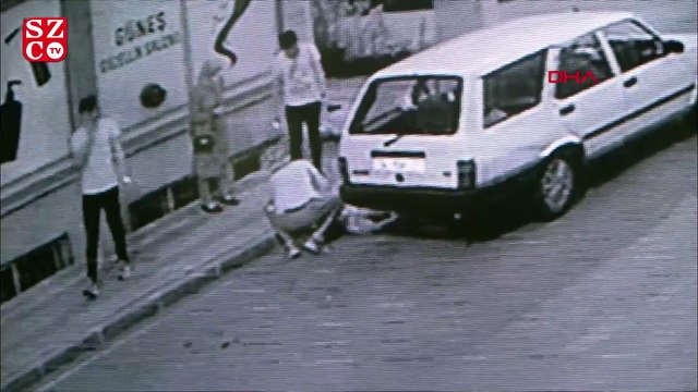 Kalp krizi geçiren kişinin yardıman koştular