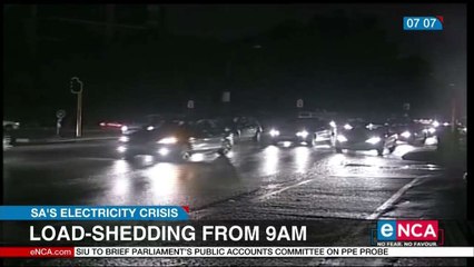 Load-shedding from 9am to 10pm