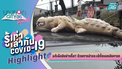 บางกอกซิตี้ เลขที่ 36 | แก้เผ็ดลิงช่างรื้อ ด้วยการนำจรเข้ตั้งบนหลังคารถ | PPTV HD 36