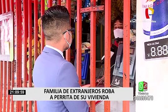 Cercado de Lima: niños fueron captados robando a un perro