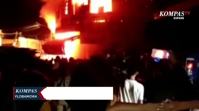 3 Kios Dan 1 Ruko di Kompleks Pasar Oeba Terbakar