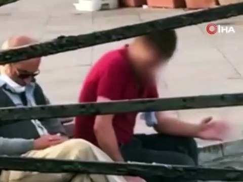 Bu adamı durdurun! Yine aynı yer yine aynı olay