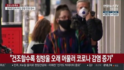 "습도 1% 하락하면 코로나 감염 7% 증가"…최악의 겨울 맞이하나