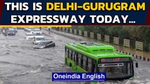 : Delhi-Gurugram expressway after water-logging looks like this | Oneindia News