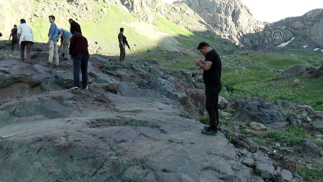 Cilo Dağları'ndaki kaya resimleri, hayvan florası hakkında önemli bilgiler veriyor - HAKKARİ