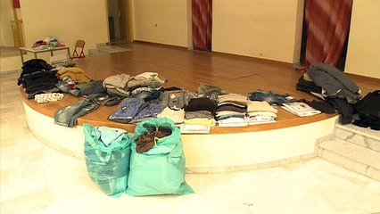 Ρούχα και τρόφιμα για τους πληγέντες