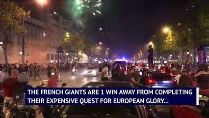 Tải video: PSG fans party after reaching Champions League final