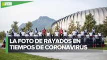 Rayados se toman foto oficial usando cubrebocas