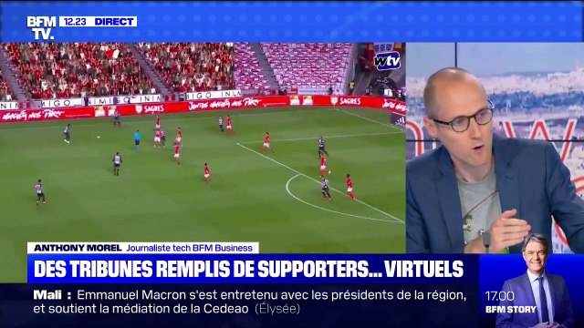 Les nouvelles technologies permettent de remplir de supporters les stades vides