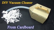 Mini Vacuum Cleaner DIY | Homemade Vacuum Cleaner | How to Make Vacuum Cleaner | Cardboard Vacuum Cleaner Making At Home