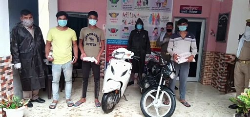 कांधला: पुलिस ने किया लूट का खुलासा चार बदमाश गिरफ्तार