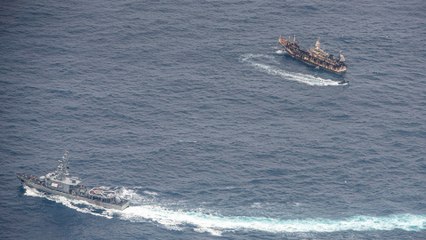 Nearly half of Chinese vessels fishing near the Galapagos cut off communications, Ecuador says