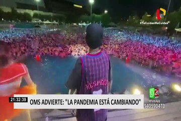 OMS alerta cambios en Covid-19: menores de 40 años impulsan propagación del virus