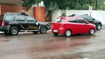 Operação Sour D: Detido e apreensões são encaminhados à Delegacia da Polícia Federal