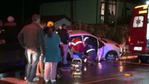 Vítimas ficam presas às ferragens após grave colisão em Curitiba