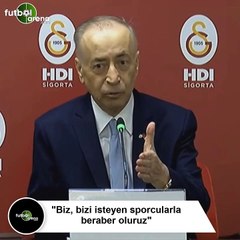Mustafa Cengiz: "Biz, bizi isteyen sporcularla beraber oluruz"
