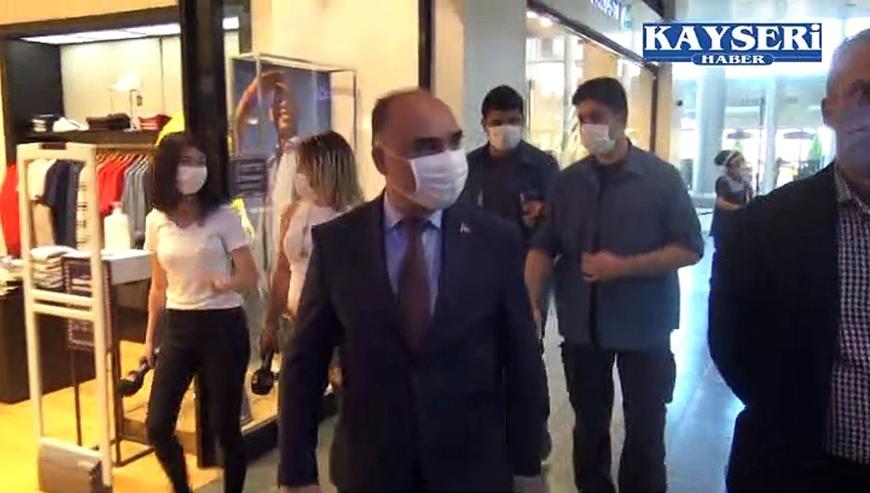 19 Ağustos 2020 VALİ GÜNAYDIN DENETİMLERE AVM’LERDE DEVAM ETTİ