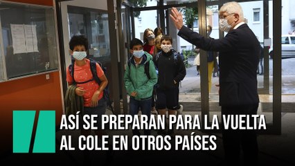 Medidas anti-covid para la vuelta al cole en otros países europeos