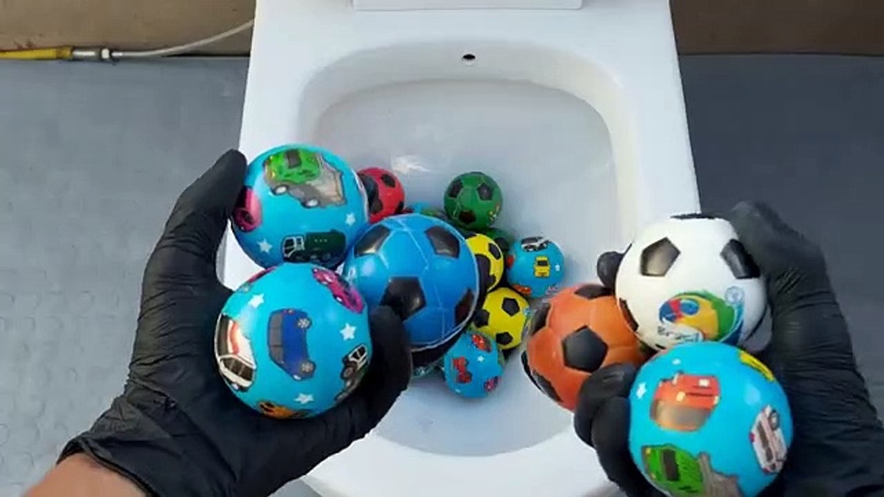 will it flush_ mini balls, plastic balls