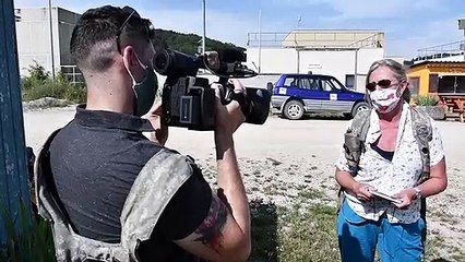 U.S Soldiers Patrol Fake Village • Exercise Saber Junction 20 • Aug. 13, 2020