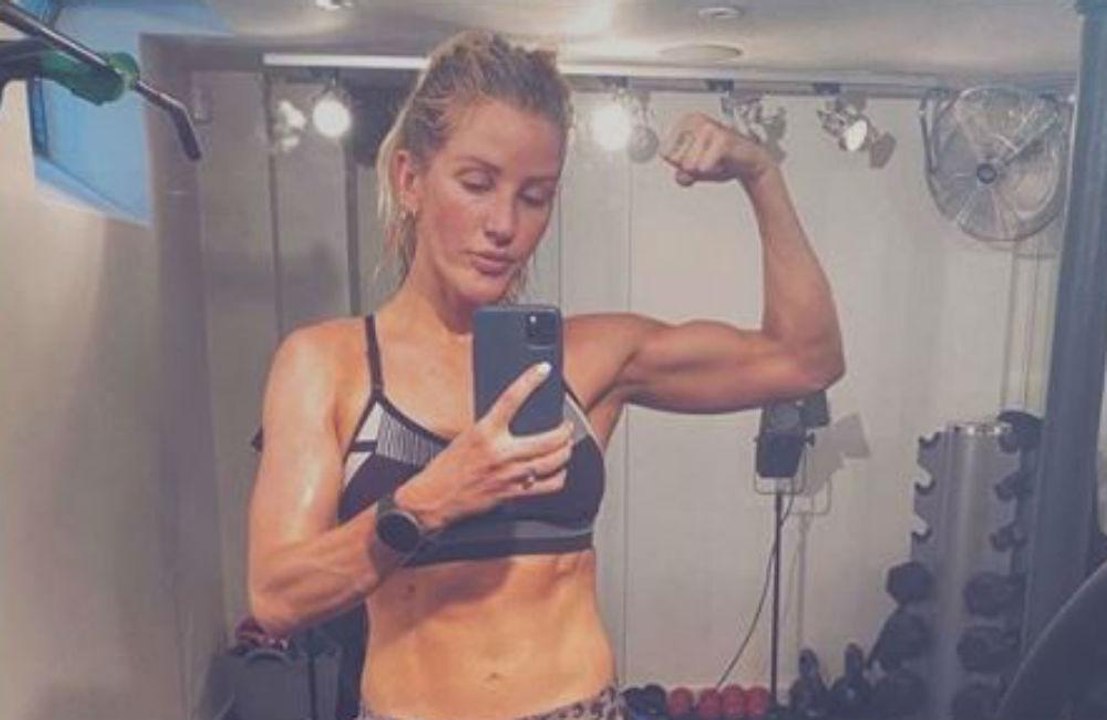 Ellie Goulding flaunts impressive muscles in new selfie