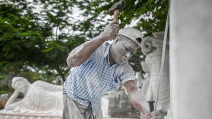 ‘We want this mountain back’: Sculptors in Myanmar’s marble hills in the grip of big firms