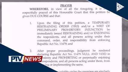 Isa pang petisyon vs. Anti-Terrorism Law, inihain sa SC