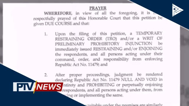 Isa pang petisyon vs. Anti-Terrorism Law, inihain sa SC