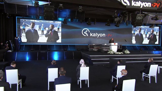 Cumhurbaşkanı Erdoğan, Kalyon Güneş Teknolojileri Fabrikası Açılış Töreni'ne katıldı - ANKARA