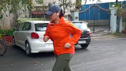 Neha Dhupia की दौड़; weight loss के लिए कर रही है इतनी मेहनत | FilmiBeat