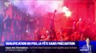 Paris: de nombreux supporters ont fêté la qualification du PSG sans toujours respecter les gestes barrières
