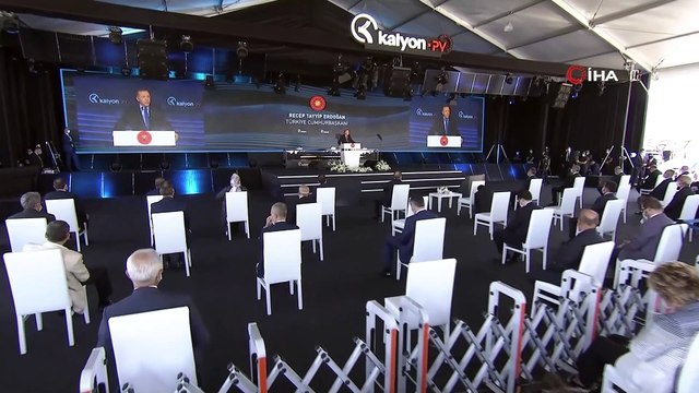 Cumhurbaşkanı Erdoğan, Kalyon Güneş Teknolojileri Fabrikası Açılış Töreni'nde konuştu