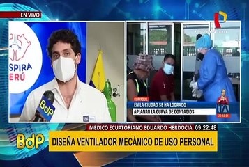 Respira Perú trae mil respiradores de un solo uso para hospitales del país