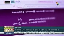 Brasileños consideran que clases presenciales agudizará la pandemia