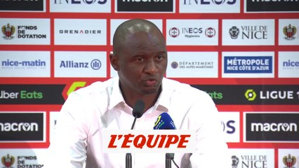 Vieira : «Une victoire heureuse» - Foot - L1 - Nice