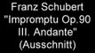 Franz Schubert Impromptu Op.90 III. Andante [Ausschnitt]