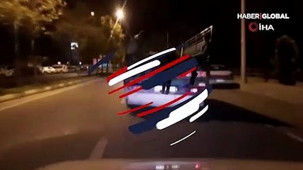 Kamyonun arkasında ölümüne yolculuk