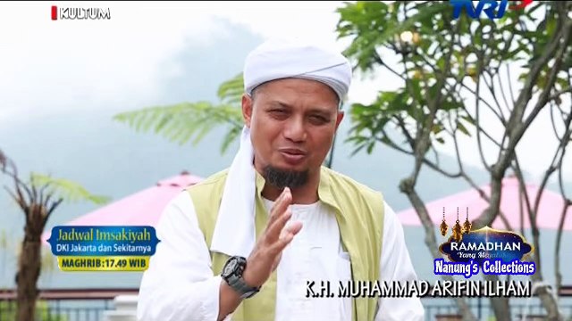 PINTU REZEKI ADALAH SEDEKAH,KH ARIFIN ILHAM,KULTUM JELANG BEDUG MAGHRIB,EDISI,130218