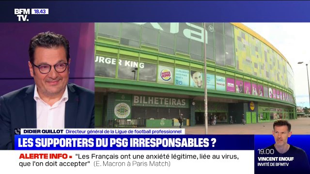 Didier Quillot (LFP): Si on avait une finale PSG-Lyon dimanche, ce serait la preuve que la Ligue 1 n'est pas la 'Farmers League'
