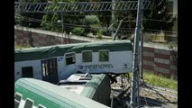 Tres heridos al descarrilar un tren en Italia