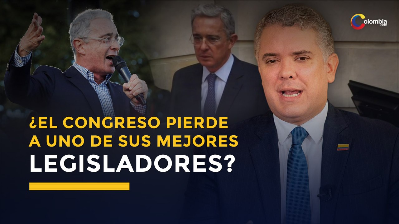 Iván Duque afirmó que el Congreso perdió un gran legislador con la renuncia de Álvaro Uribe