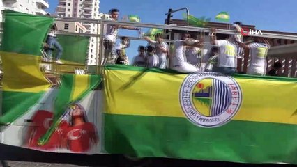 Konvoylu lig atlama sevinci