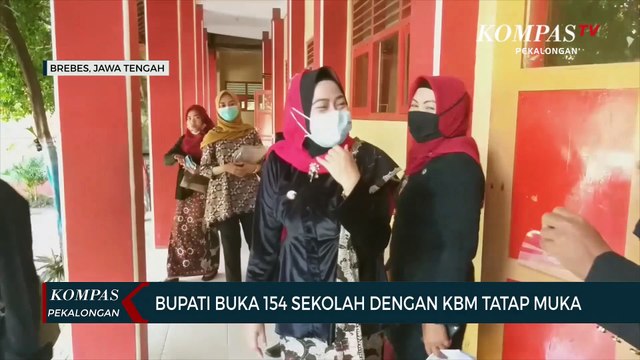 Bupati Brebes Buka 154 Sekolah dengan Sistem Pembelajaran Tatap Muka