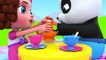 Pinky and Panda Playing with Surprise Eggs