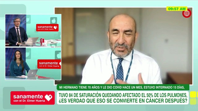 ¿Una secuela del Covid-19 es el cáncer a los pulmones? | Sanamente con el Doctor Elmer Huerta (HOY)