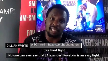 '12 round war or destruction... I'm prepared' - Whyte expecting 'hard' Povetkin fight