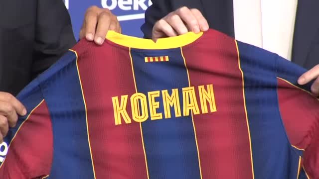 Presentación de Ronald Koeman como nuevo entrenador del FC Barcelona