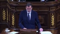Rajoy hablando claro a Iglesias sobre los escraches