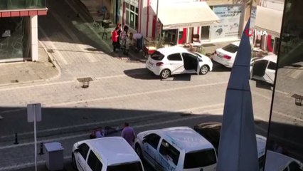 Samsun'da pompalı silahlı cinayet anbean kamerada