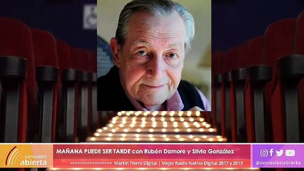 Homenaje a AGUSTIN ALEZZO en "MAÑANA PUEDE SER TARDE" 18-08-20